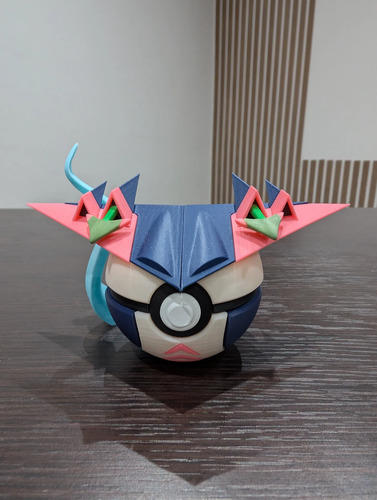 Pokebola Pokémon Dragapult Impresa 3d Coleccionable, vista 4