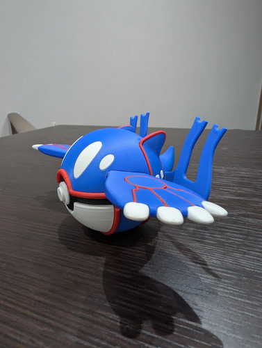 Pokebola Pokémon Kyogre Impresa 3d Coleccionable, vista 6