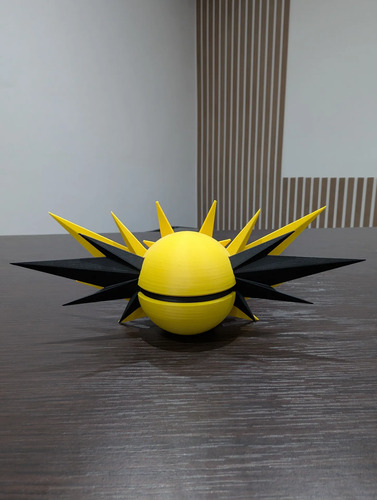 Pokebola Pokémon Zapdos Impresa 3d Coleccionable, vista 7