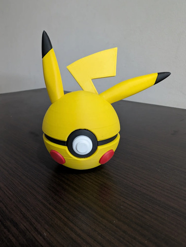 Pokebola Pokémon Pikachu Impresa 3d Coleccionable, vista 5