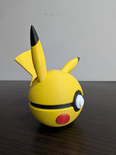 Pokebola Pokémon Pikachu Impresa 3d Coleccionable, vista 6