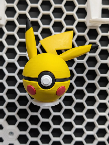 Pokebola Pokémon Pikachu Impresa 3d Coleccionable, vista 8