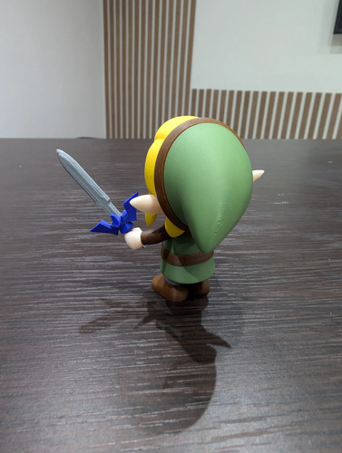 The Legend Of Zelda Figura Link Impresa 3d Coleccionable, vista 5