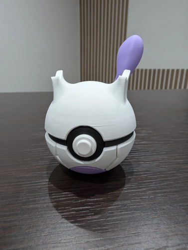 Pokebola Pokémon Mewtwo Impresa 3d Coleccionable, vista 4