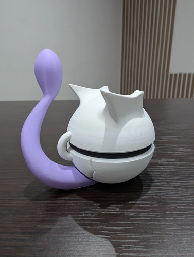 Pokebola Pokémon Mewtwo Impresa 3d Coleccionable, vista 7