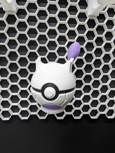 Pokebola Pokémon Mewtwo Impresa 3d Coleccionable, vista 8