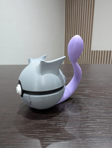 Pokebola Pokémon Mewtwo Impresa 3d Coleccionable, vista 12