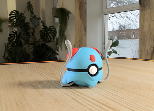 Pokebola Pokémon Tentacool Impresa 3d Coleccionable, vista 2