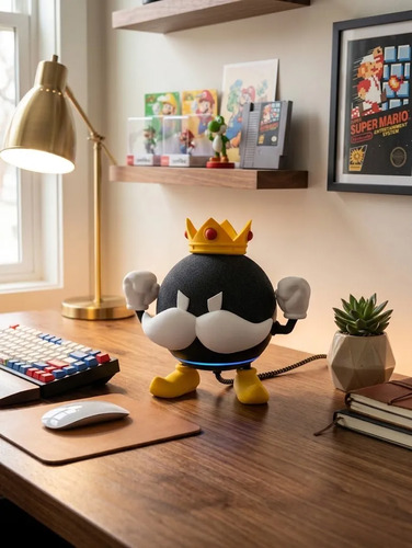 Soporte Rey Bob-omb Amazon Alexa Echo Dot (4/5 Gen), vista 2