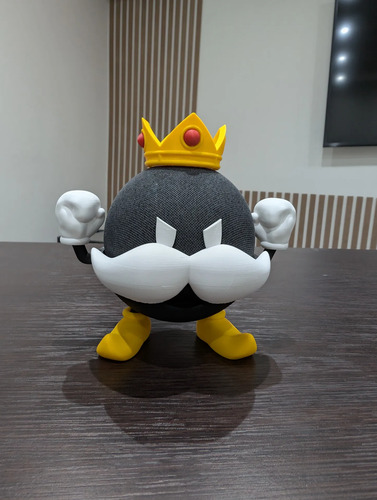 Soporte Rey Bob-omb Amazon Alexa Echo Dot (4/5 Gen), vista 4