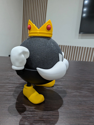 Soporte Rey Bob-omb Amazon Alexa Echo Dot (4/5 Gen), vista 5