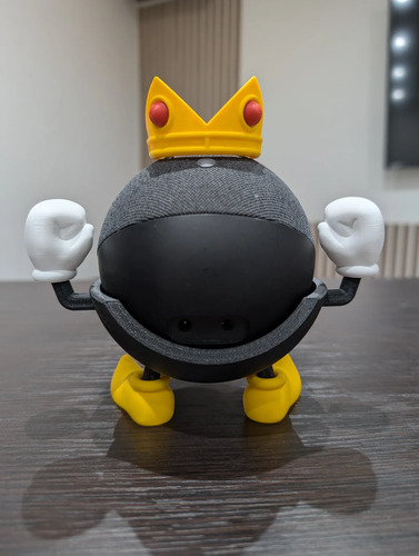 Soporte Rey Bob-omb Amazon Alexa Echo Dot (4/5 Gen), vista 6