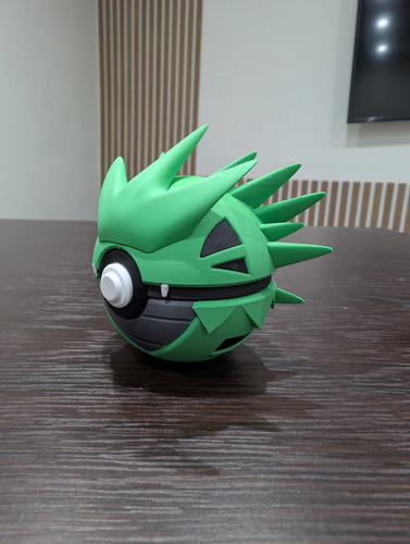 Pokebola Pokémon Tyranitar Impresa 3d Coleccionable, vista 4