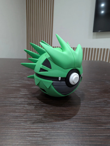Pokebola Pokémon Tyranitar Impresa 3d Coleccionable, vista 5