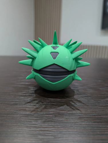 Pokebola Pokémon Tyranitar Impresa 3d Coleccionable, vista 6