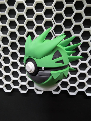 Pokebola Pokémon Tyranitar Impresa 3d Coleccionable, vista 7