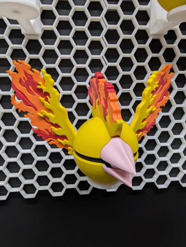 Pokebola Pokémon Moltres Impresa 3d Coleccionable, vista 7